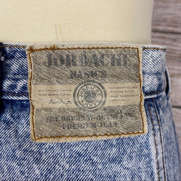 Vintage Jordache Acid Wash High Waist Denim Pencil Skirt - Picture 7 of 14
